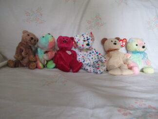 Ty Bears - Pecan, Sammy, Valentina, Ty2K, Huggy, Mellow