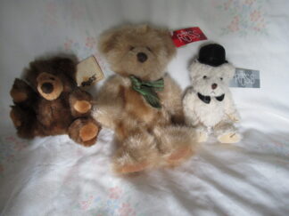 Russ Teddy Bears - Barrington, Grizzles and Groom