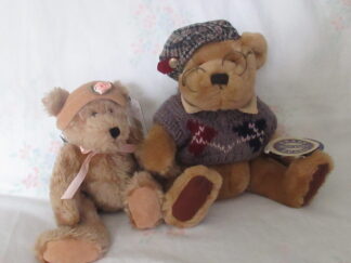Brass Button Bear Collection Sherwood and Bear with Hat