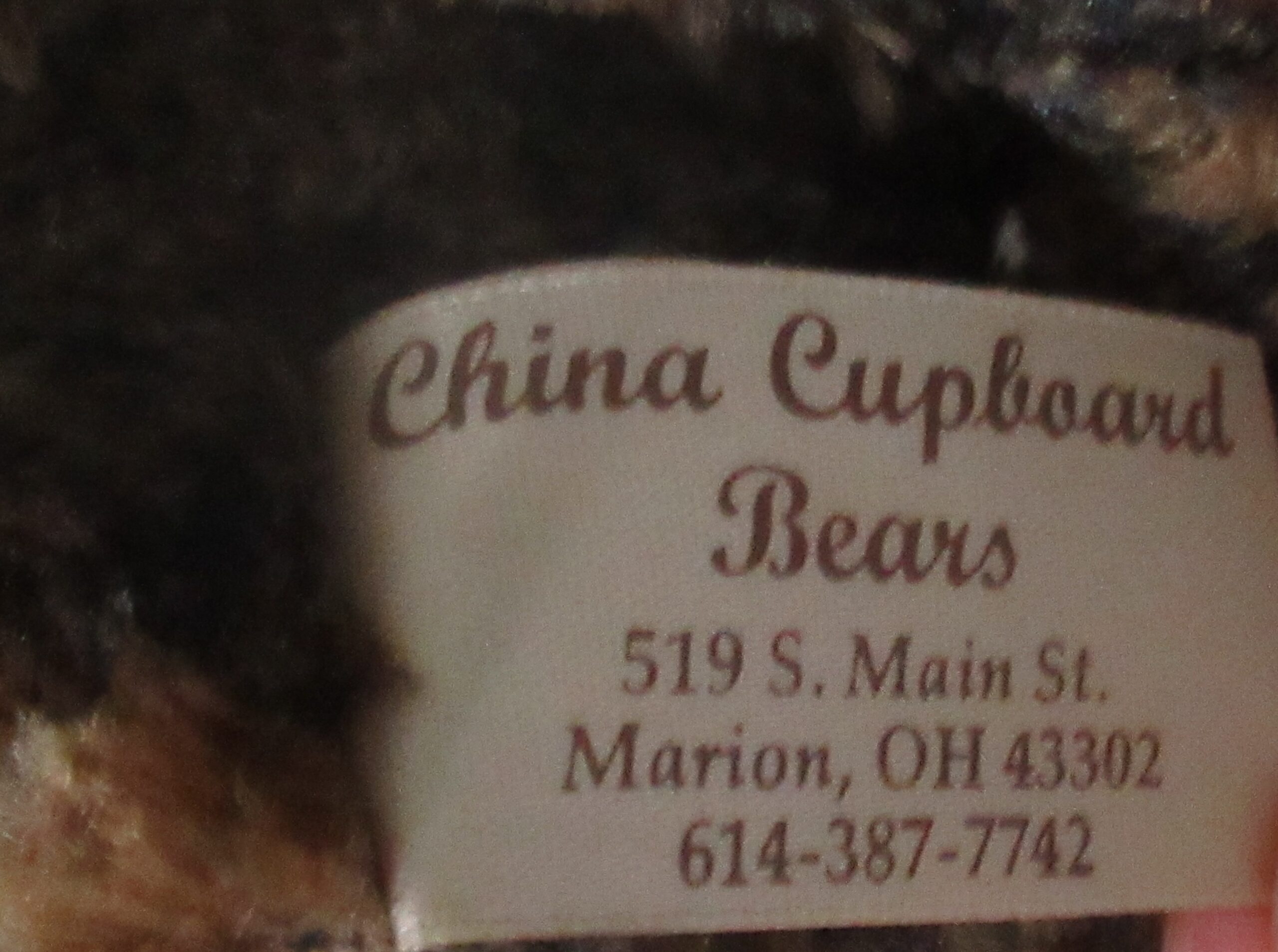 China Cupboard Bears - Brown Bear With Hump and Tail - Image 3