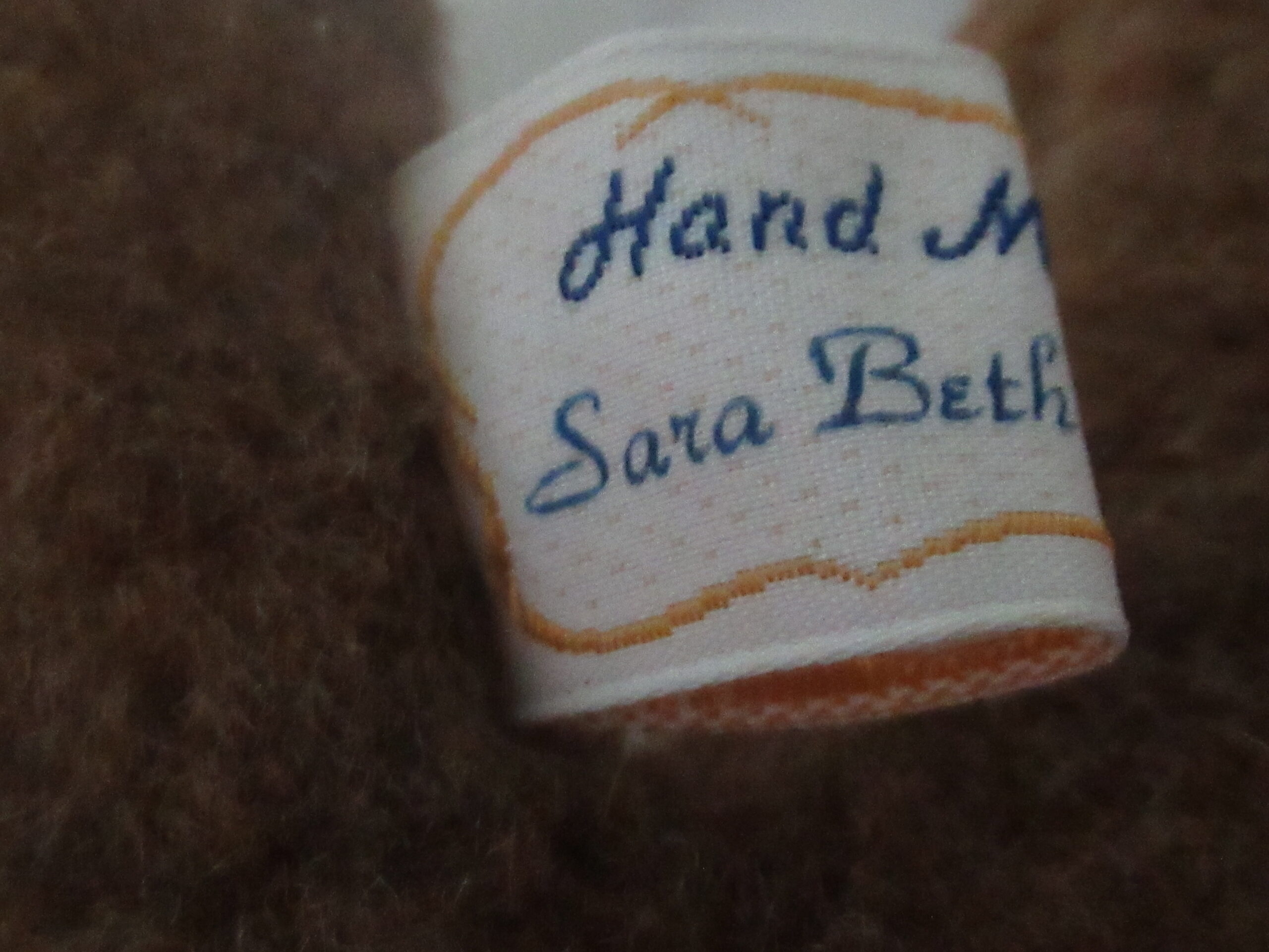 Brown Bear Hand Made By Sara Beth Bernstein - Image 3