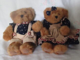 Collectible Russ Teddy Bears - Franklin and Amelia