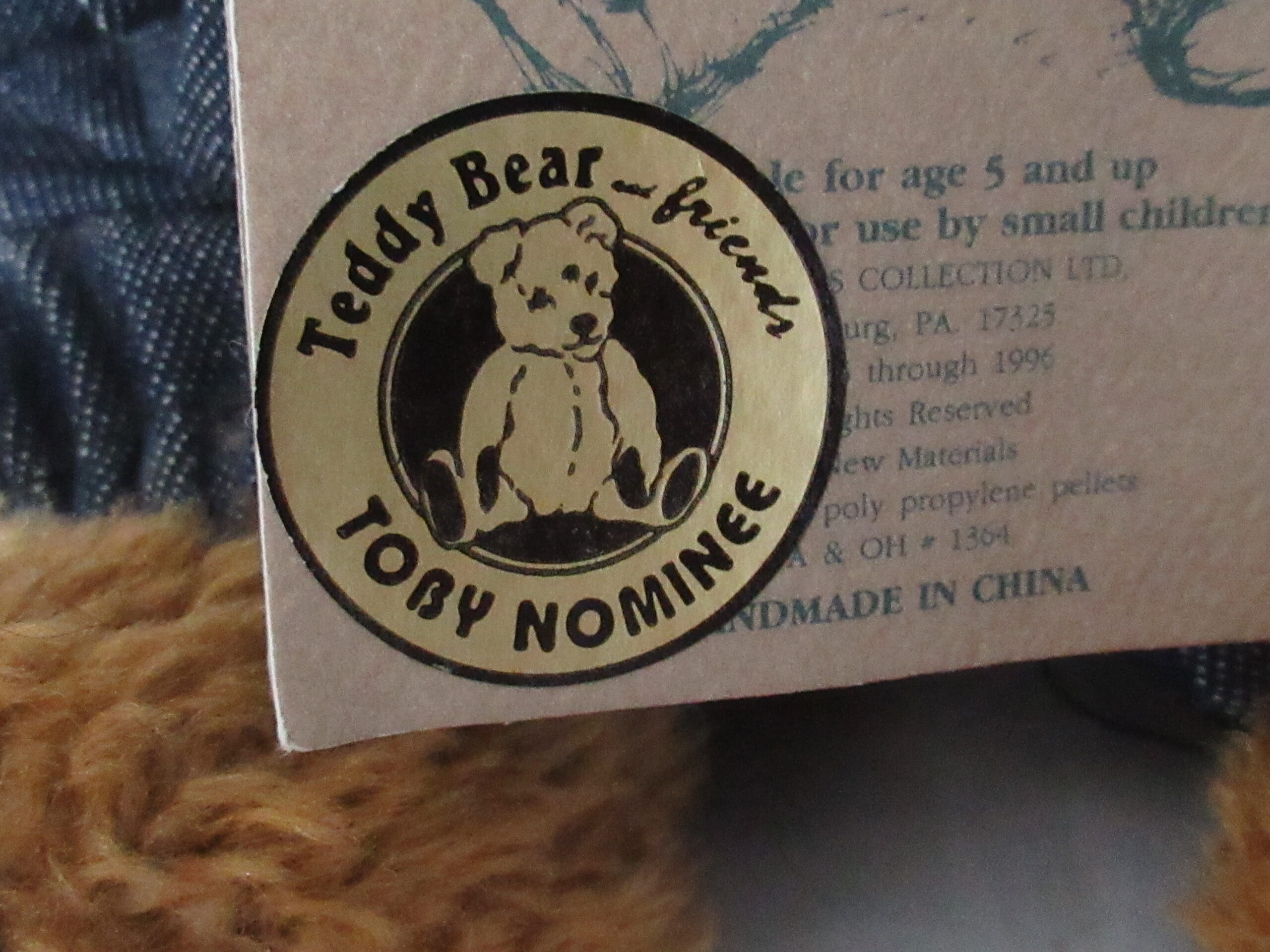 Eddie Bean Bauer - Teddy Bear and Friends Toby Nominee - Image 4