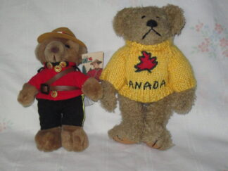 RCMP Country Bear and Bear With Canada Sweater