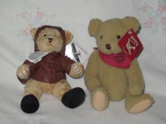 Skyler the Aviator Bear and Gund Fossil 1995 Bear
