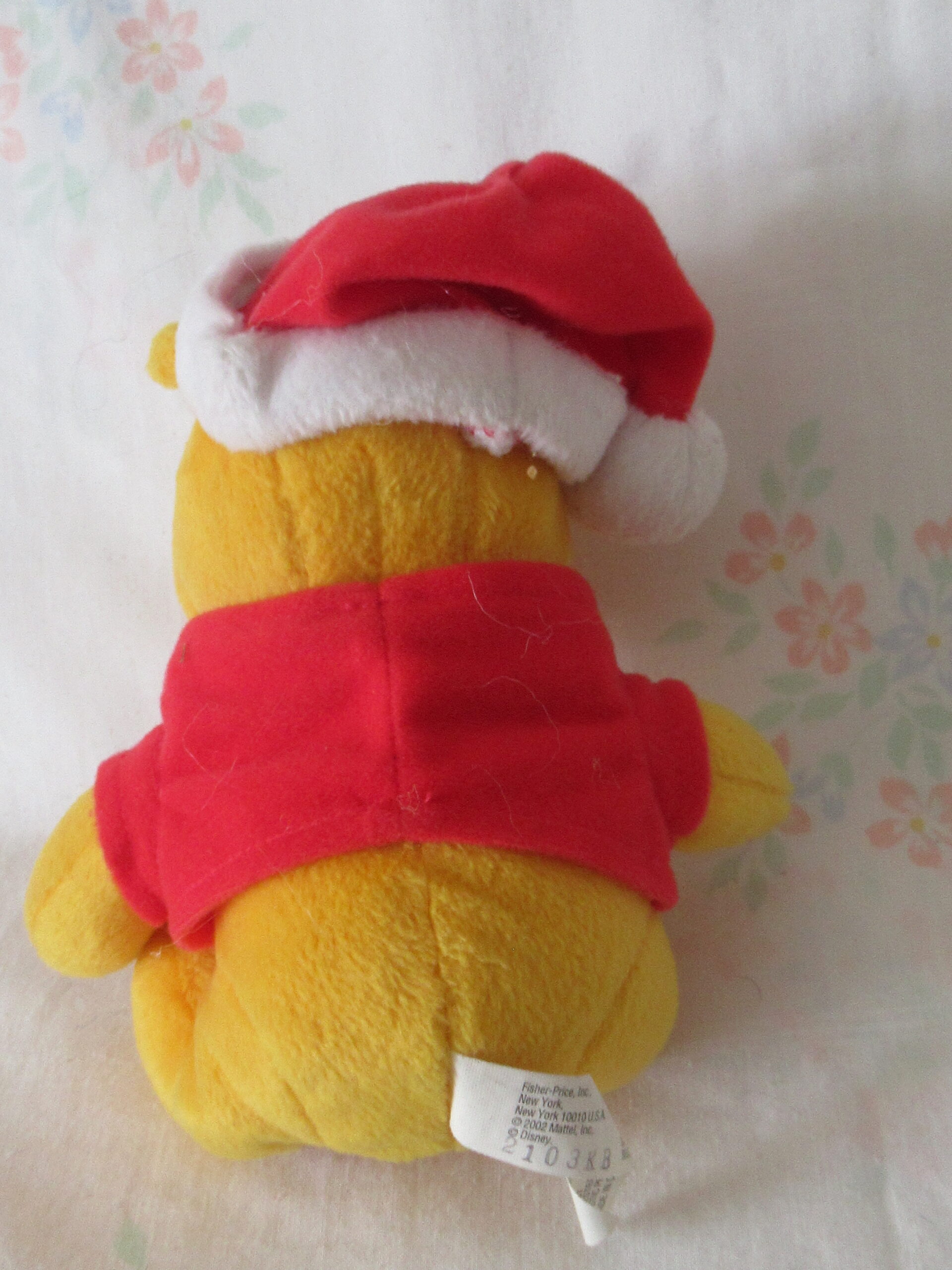 Winnie the Pooh - Fishing, Red Sweater, Santa Hat, Green Hat - Image 6
