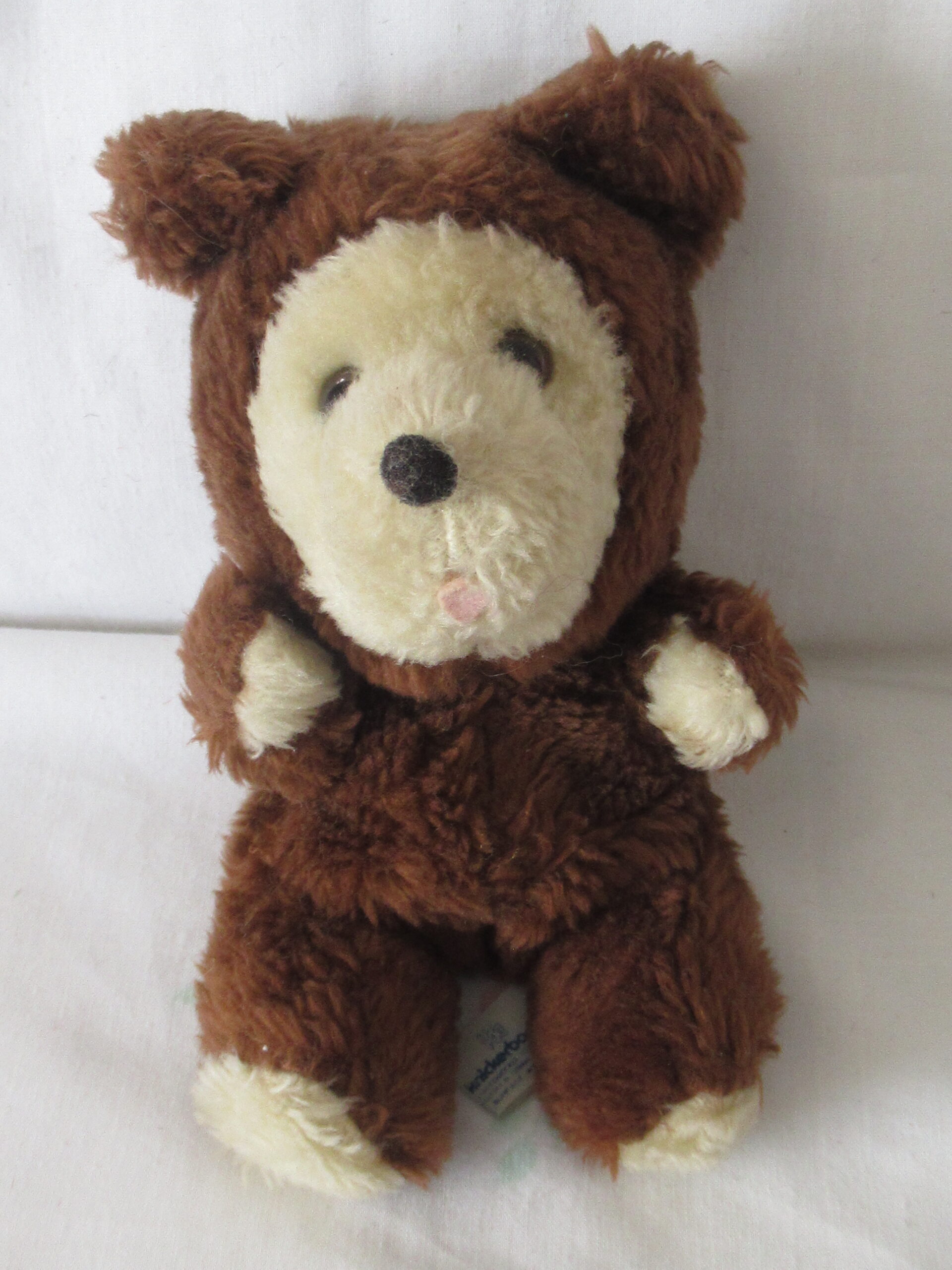 Vintage Knickerbocker Six Inch Brown Teddy Bear