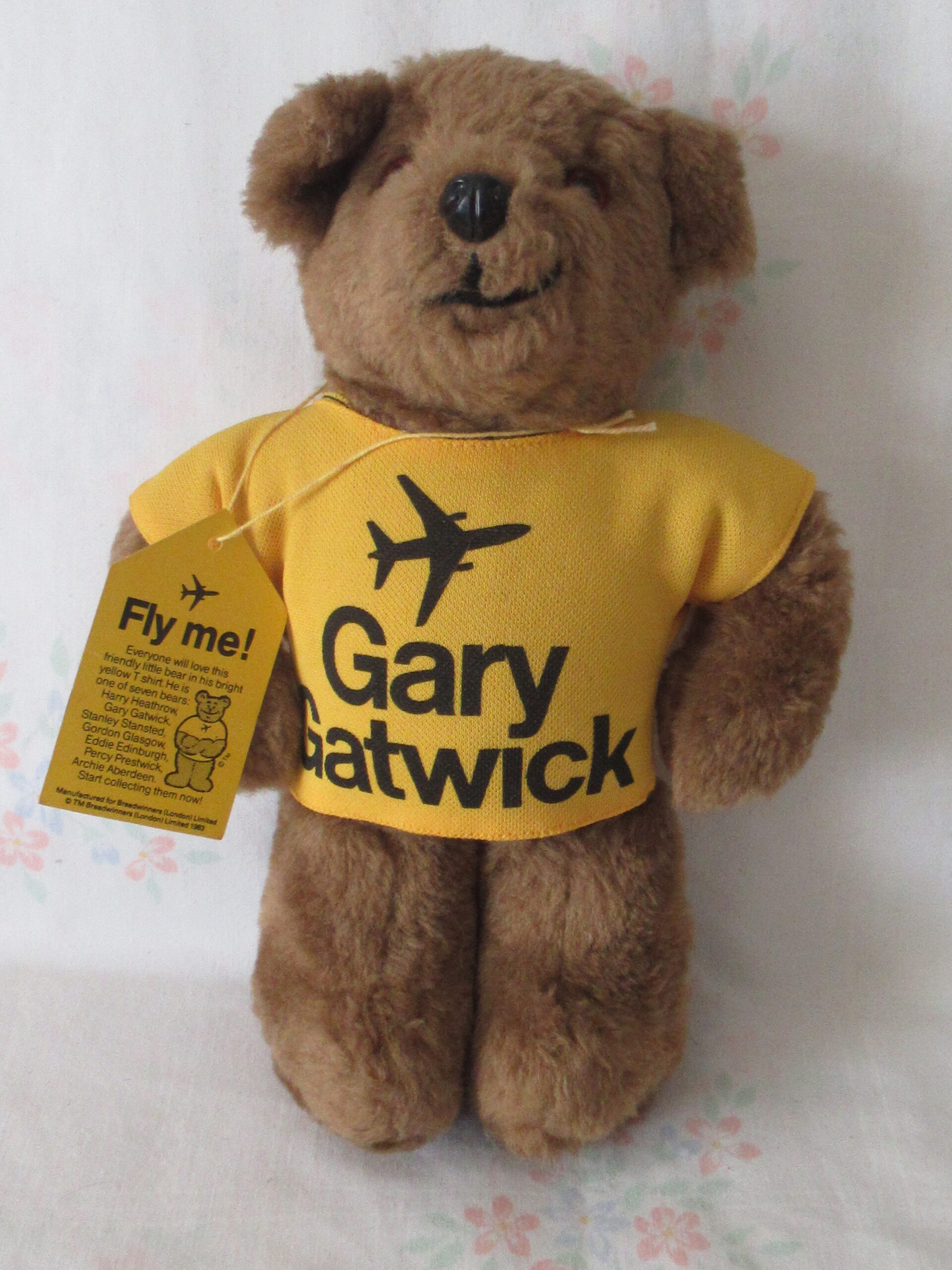 Gary Gatwick Teddy Bear and Harry Heathrow Teddy Bear - Image 2