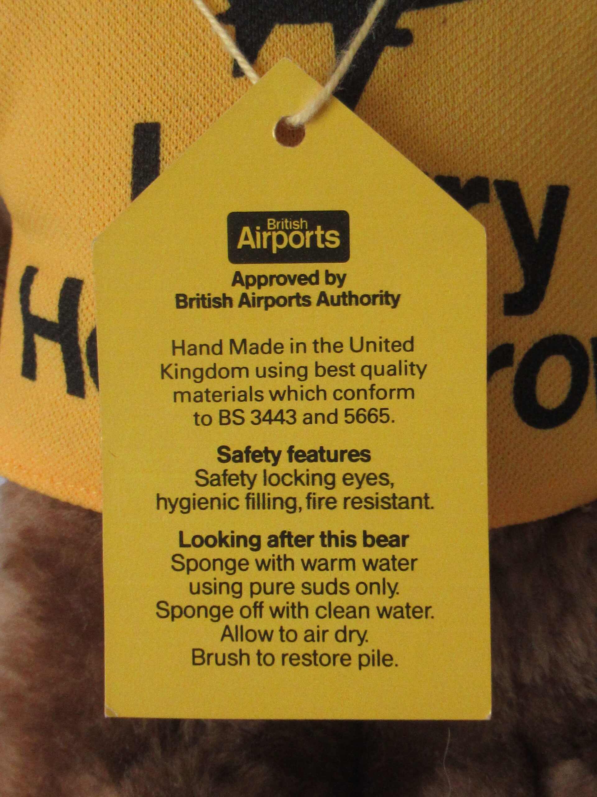 Gary Gatwick Teddy Bear and Harry Heathrow Teddy Bear - Image 8