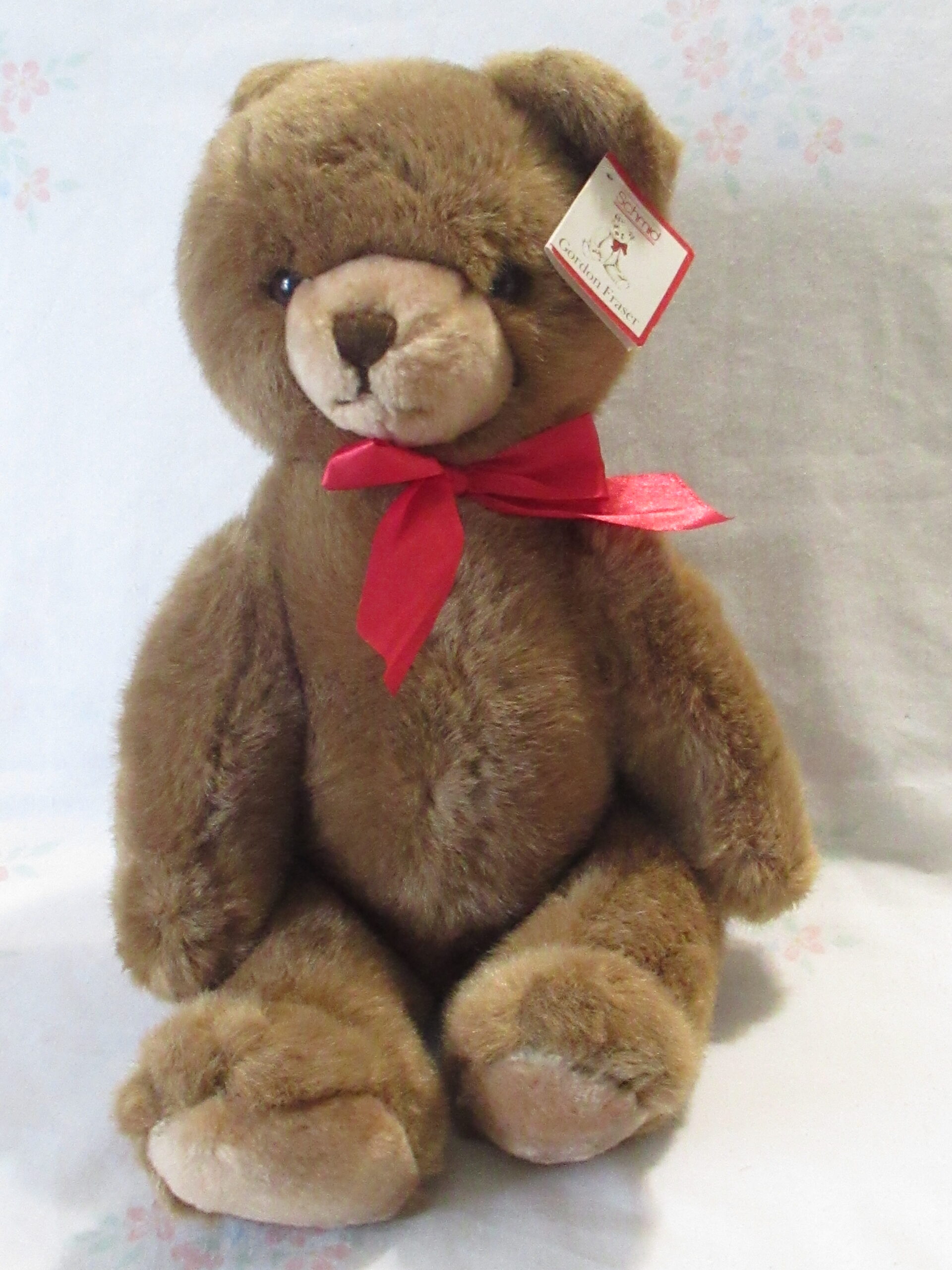 Schmid Gordon Fraser Brown Musical Teddy Bear with bow
