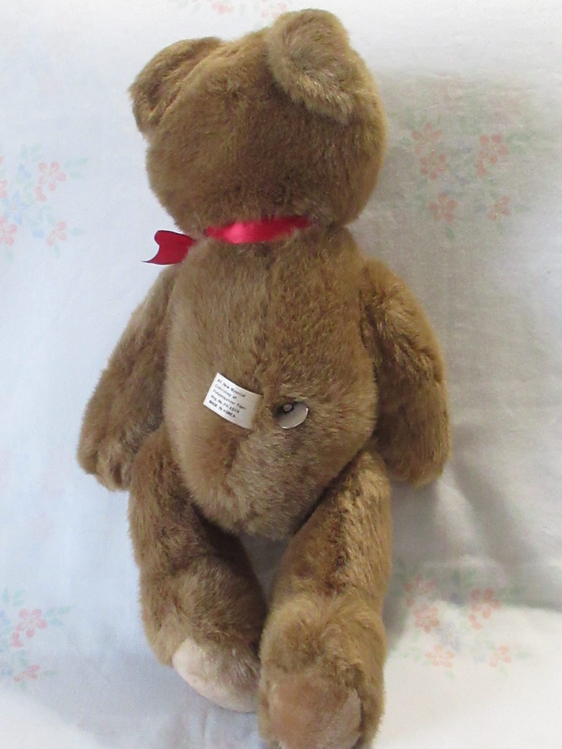 Schmid Gordon Fraser Brown Musical Teddy Bear with bow - Image 2