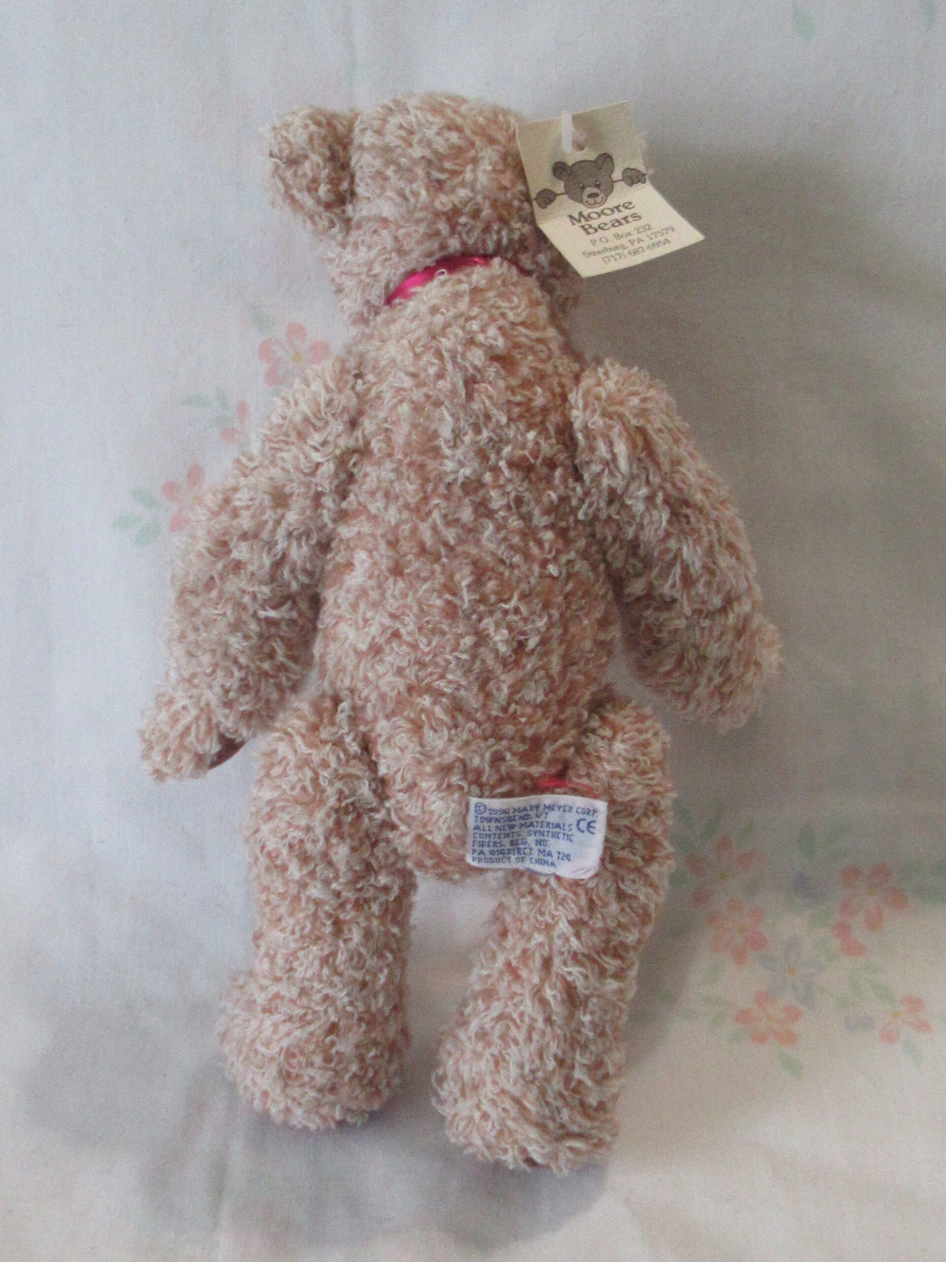 Mary Meyer Teddy Bear - Jointed Teddy Bear with Suede Paws - Image 2