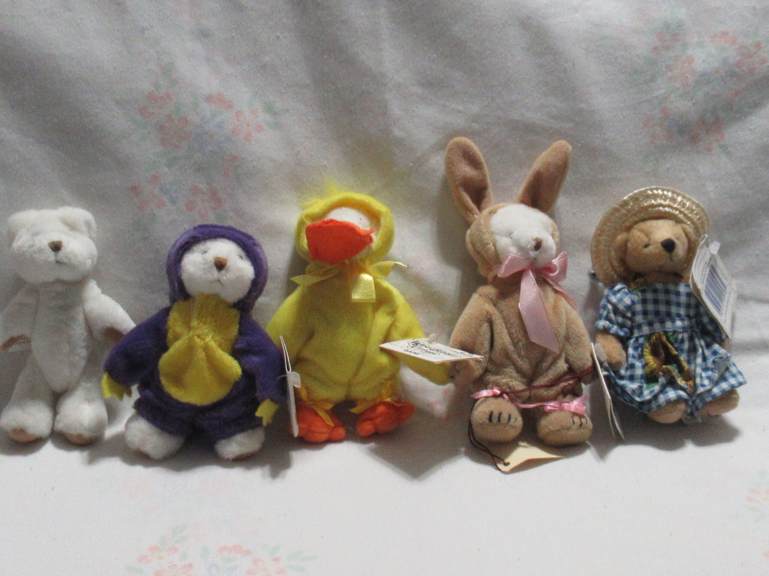 Ganz - Harpo, Wee Bear Dino, Easter Wee Bears, Sunflower Sue
