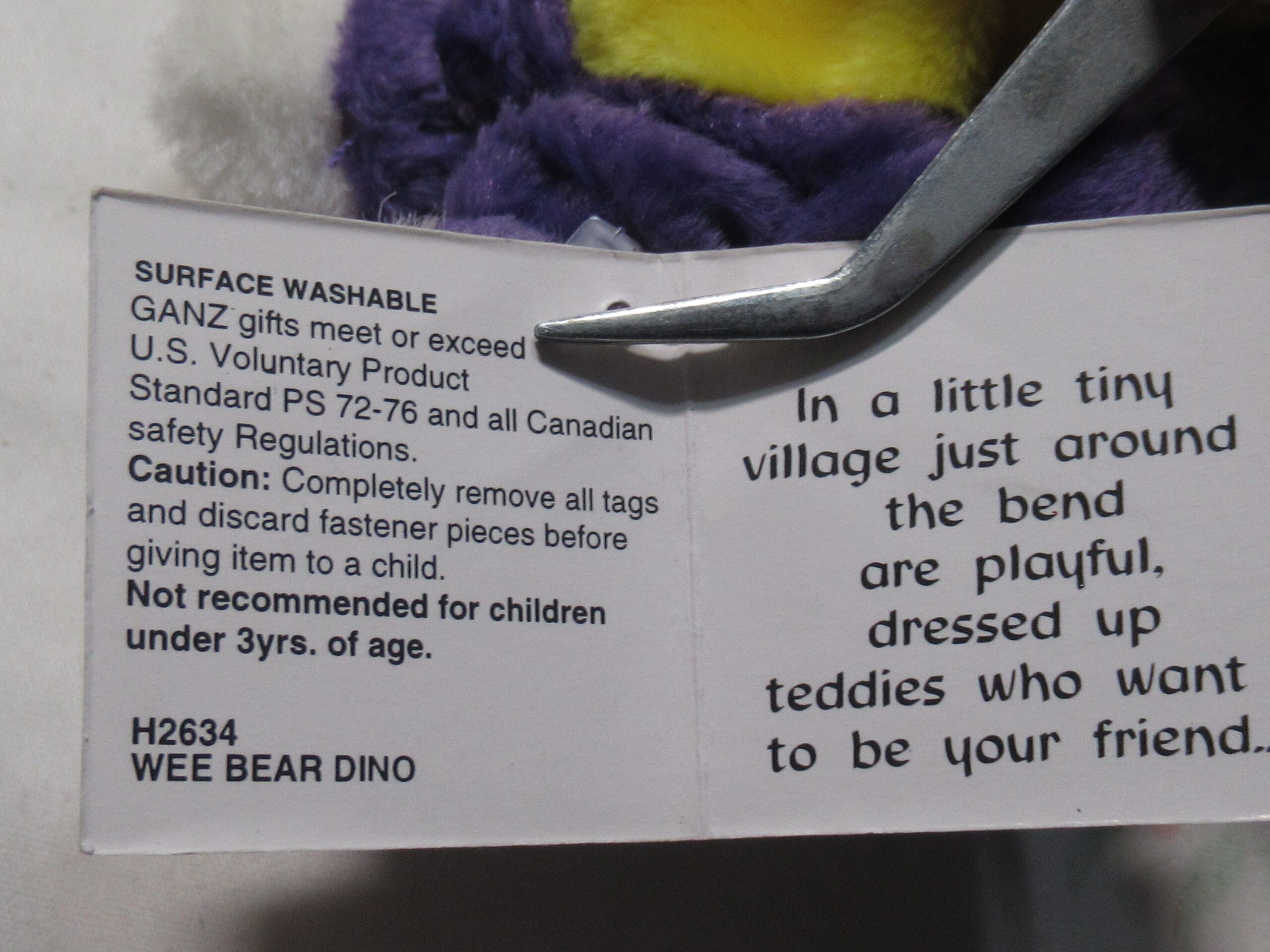 Ganz - Harpo, Wee Bear Dino, Easter Wee Bears, Sunflower Sue - Image 9