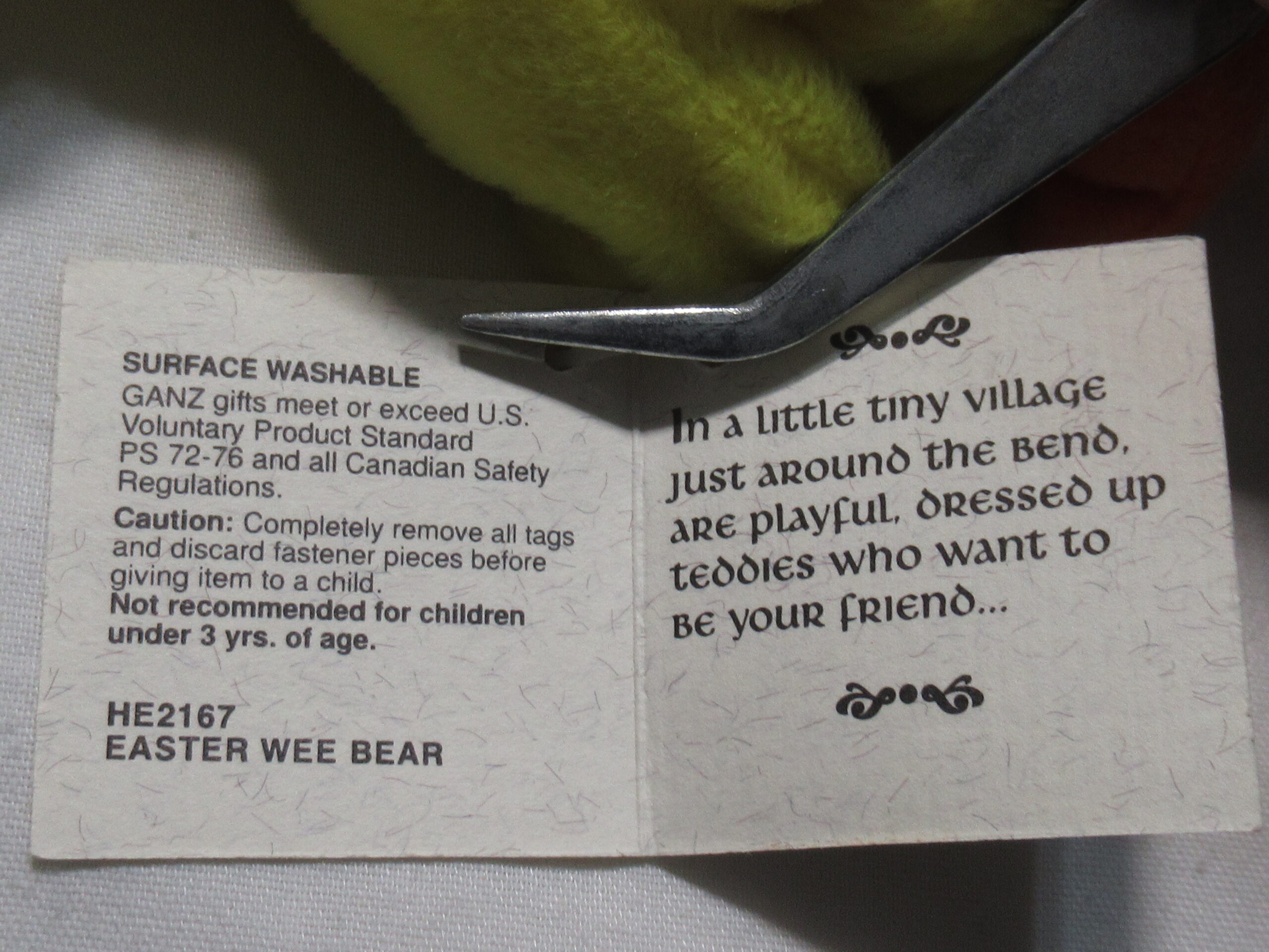 Ganz - Harpo, Wee Bear Dino, Easter Wee Bears, Sunflower Sue - Image 14