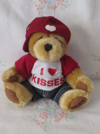 Hershey's Teddy Bear with I Heart Kisses Shirt