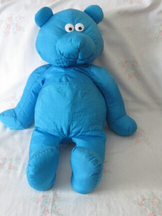 Ikea - Blue Teddy Bear With Pocket - 27 Inches tall