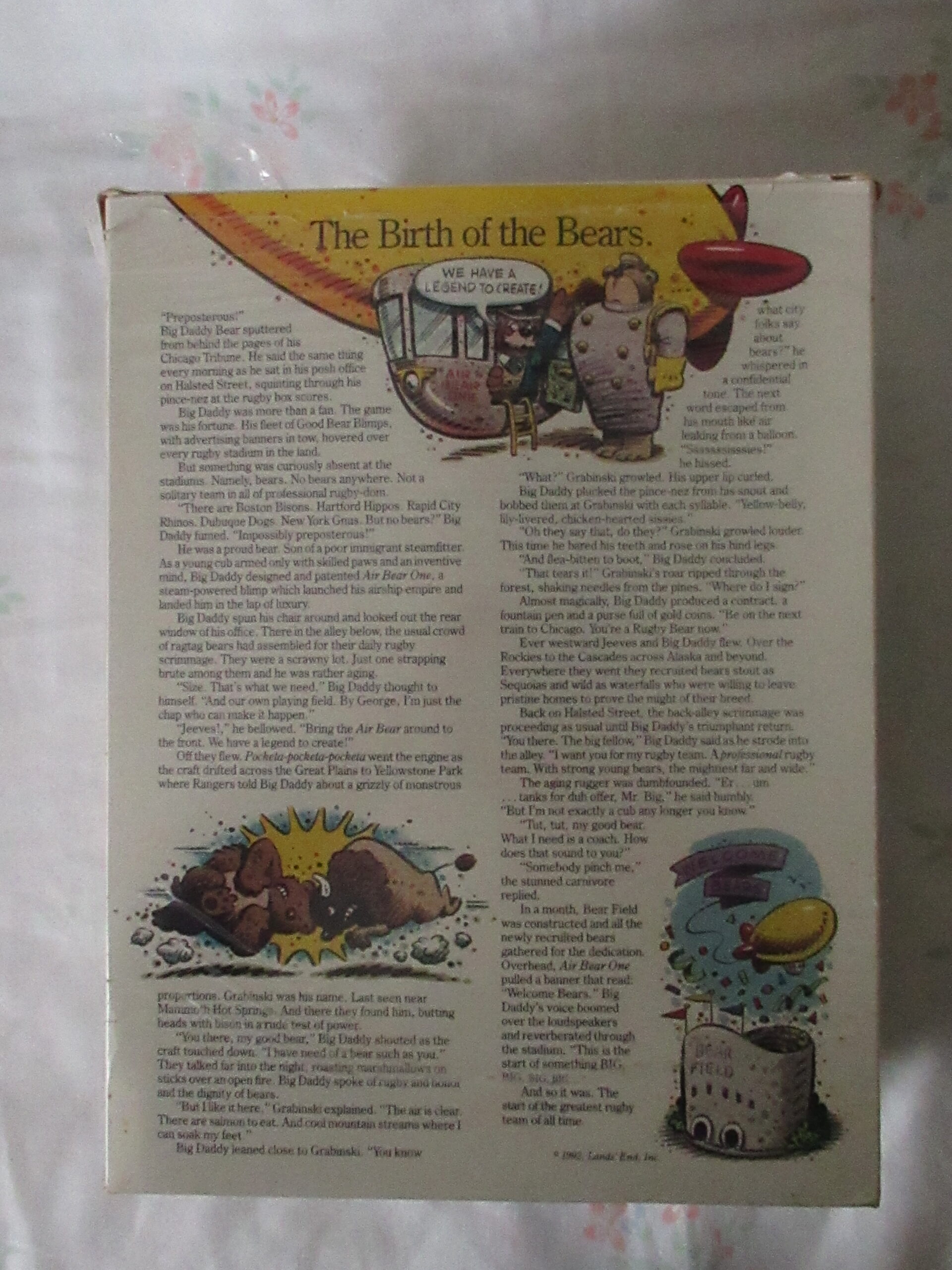 Gund for Lands End Authentic Rugby Bear - Big Daddy Owner - Image 11