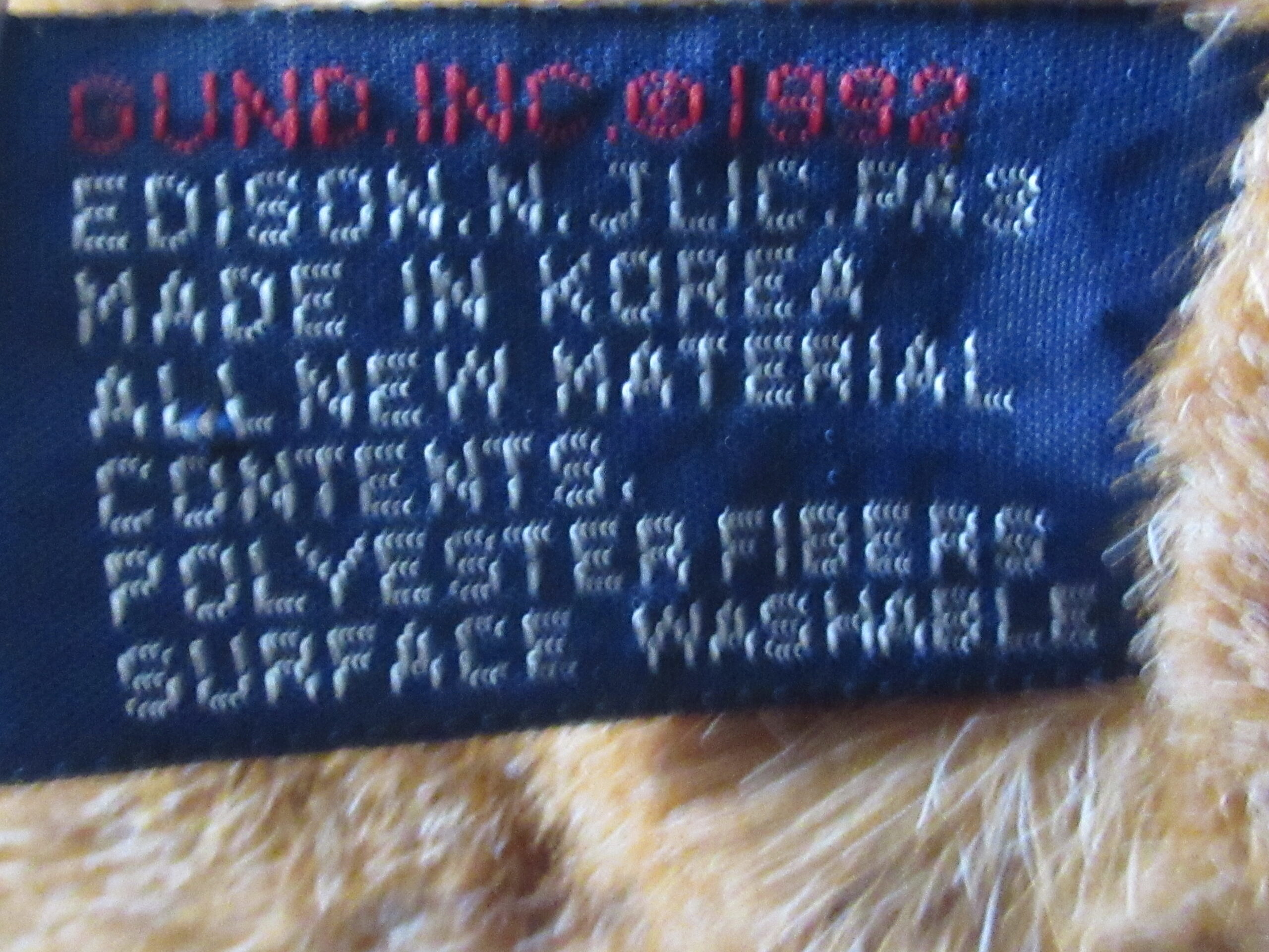 Gund for Lands End Authentic Rugby Bear - Big Daddy Owner - Image 5