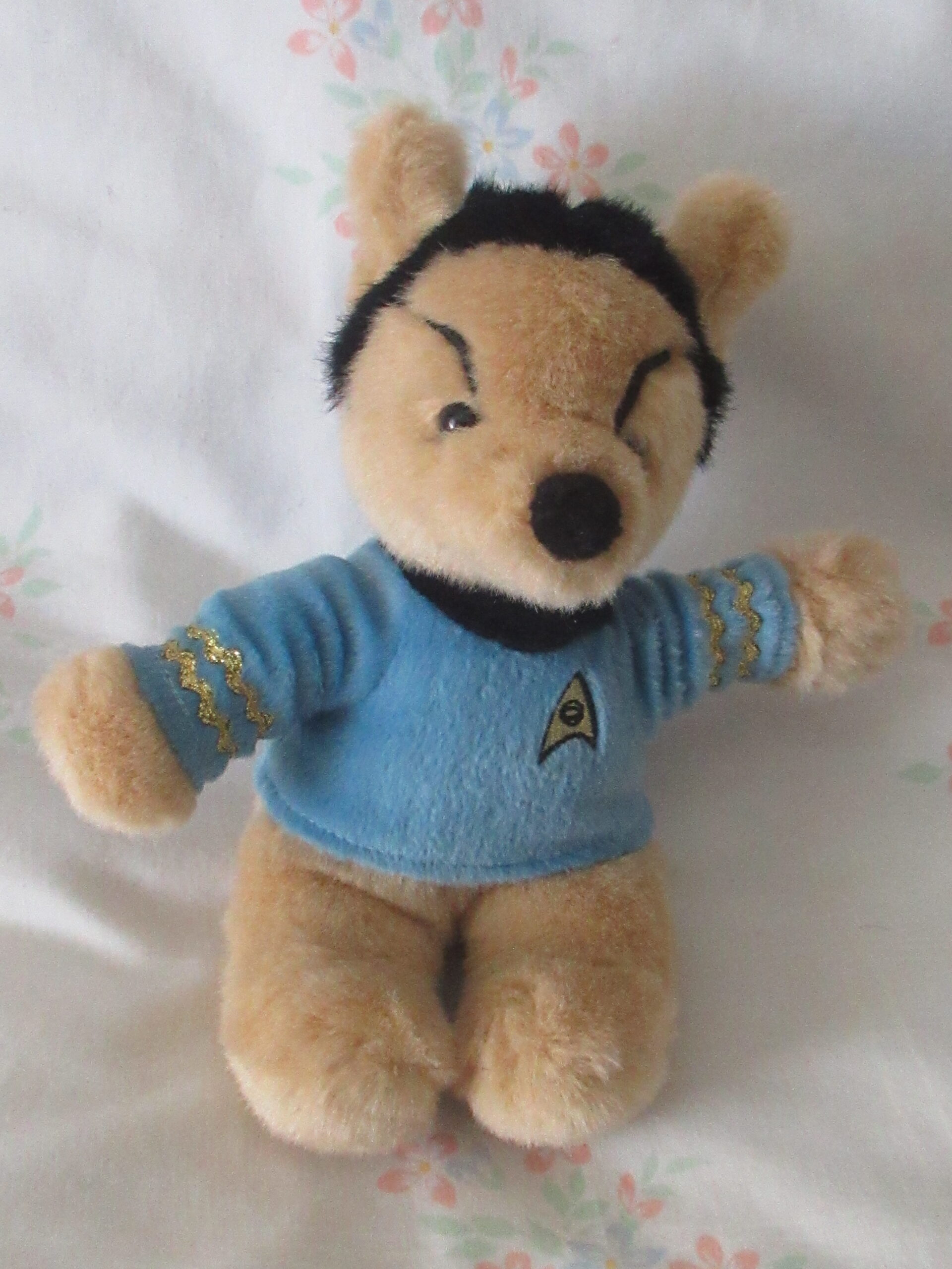 9 Inch Mr Spock Teddy Bear with Blue Shirt
