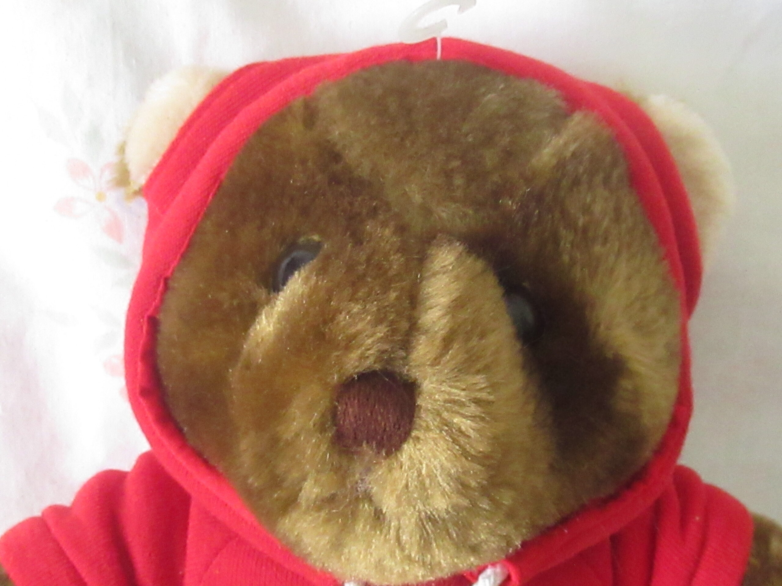 Brown Teddy Bear with Red Bum Equipment Sweatshirt - Image 2