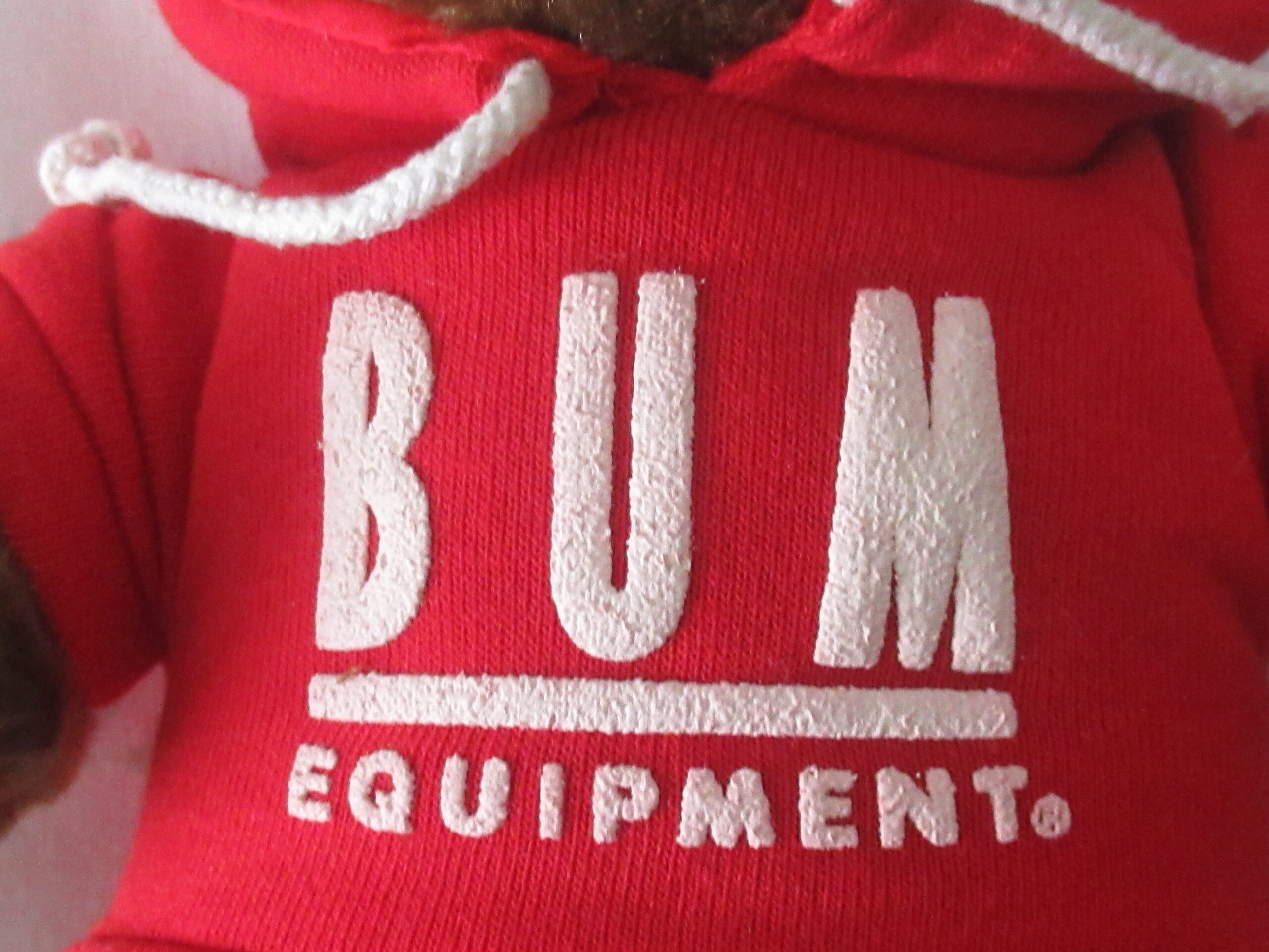 Brown Teddy Bear with Red Bum Equipment Sweatshirt - Image 5