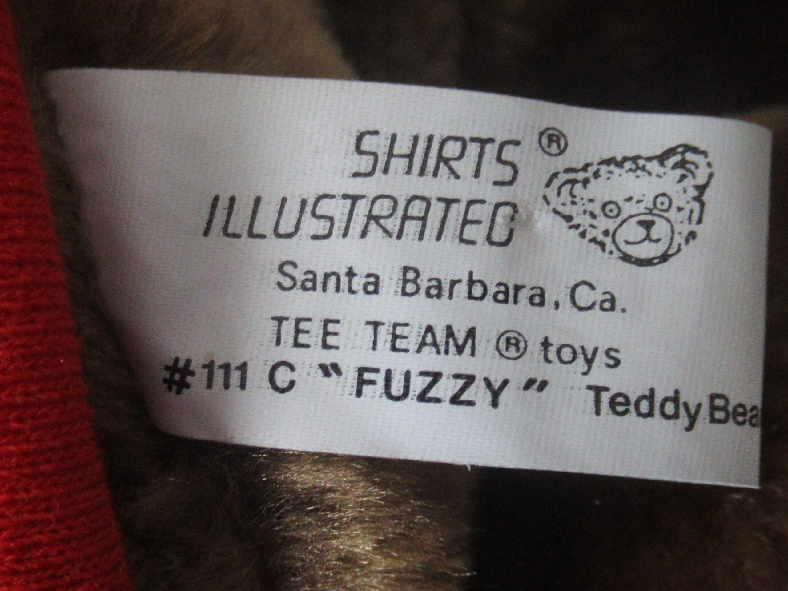 Brown Teddy Bear with Red Bum Equipment Sweatshirt - Image 7