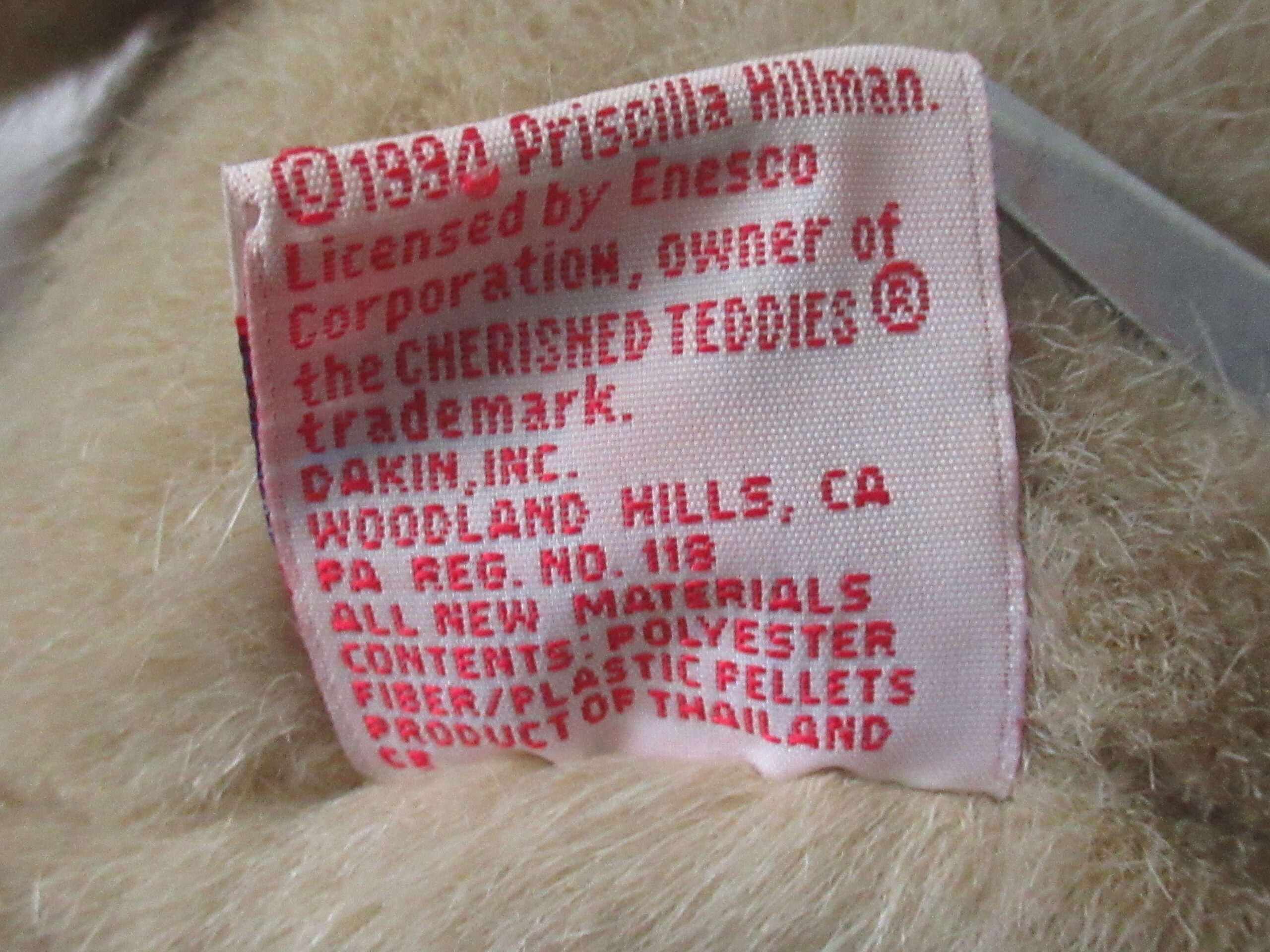 Dakin - Cherished Teddies Bear with Patches - Image 8