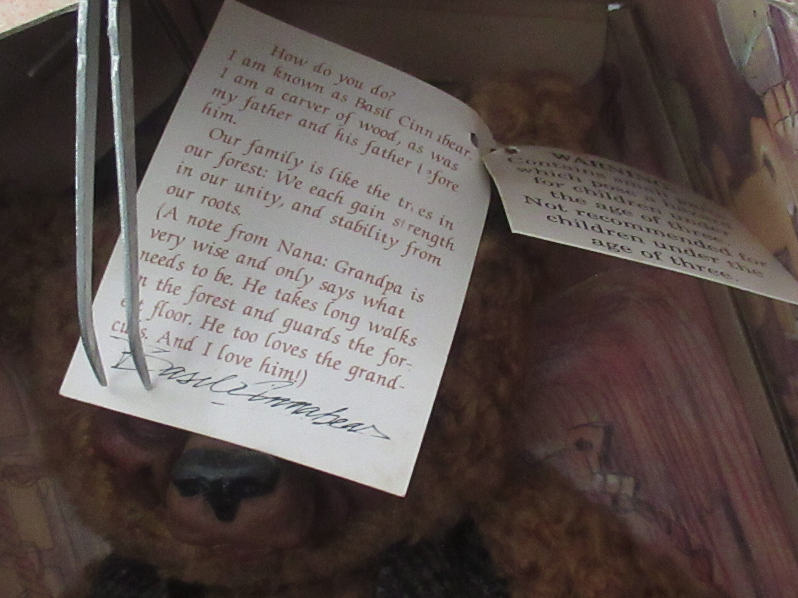 Gund Cinnabears Grandpa Basil Original Presentation Package - Image 15