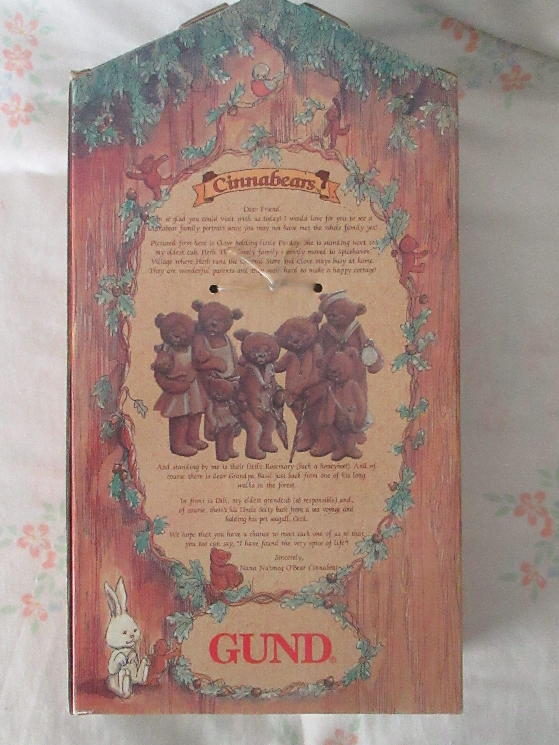 Gund Cinnabears Nana Nutmeg in Original Presentation Package - Image 9