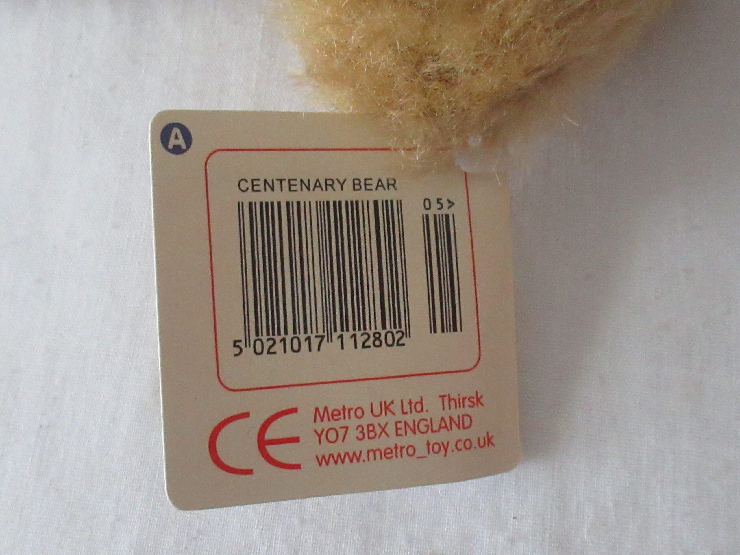 11 Inch Teddy Bear - Centenary Bear Metro UK Ltd - Image 9