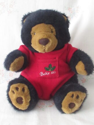 Sitting Teddy Bear with Belkie 2001 Outfit