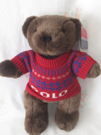 Ralph Lauren 2000 Teddy Bear with Polo Sweater