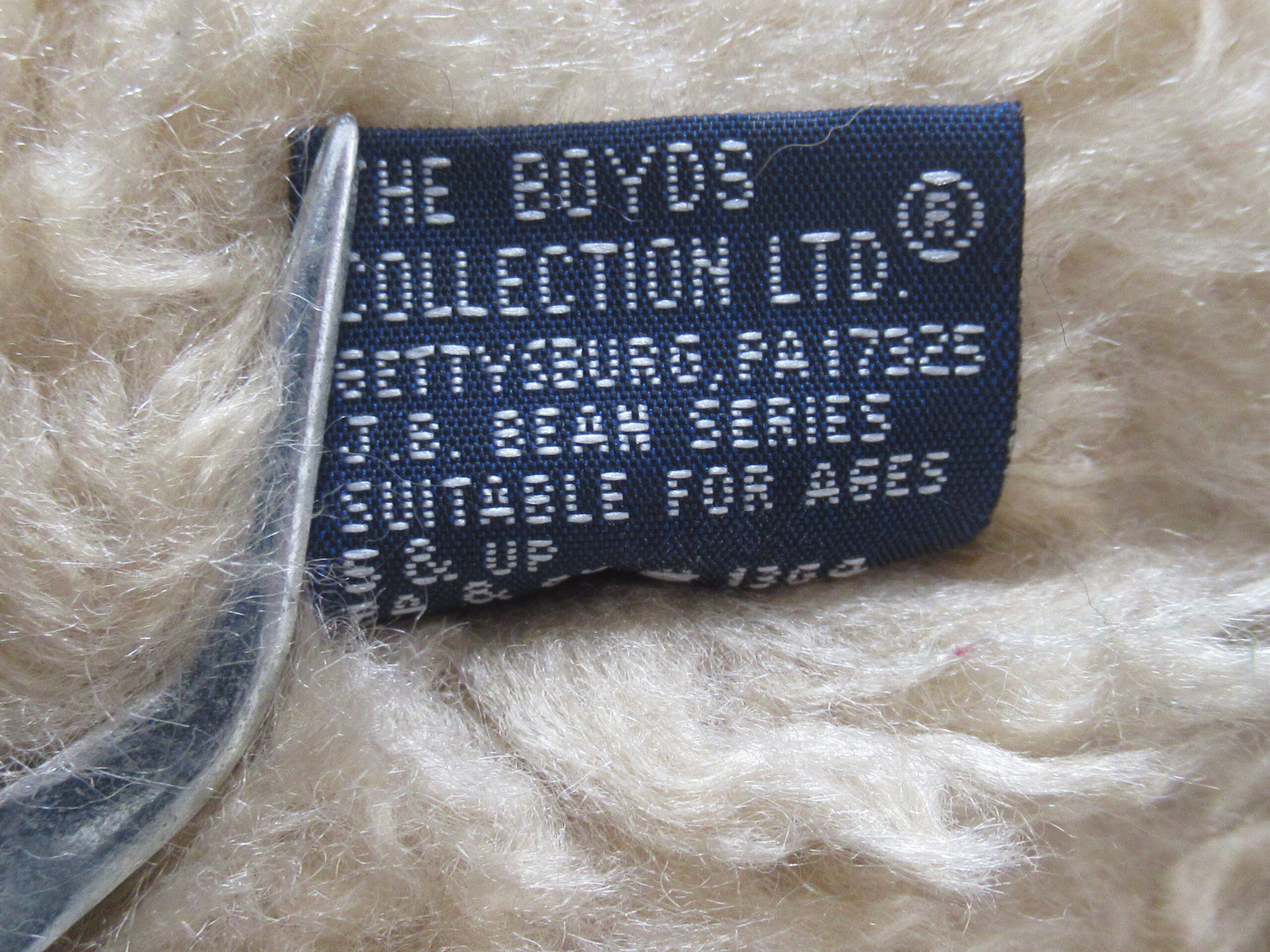 Boyds Bear with Santa Cap and Believe Stocking - Image 10