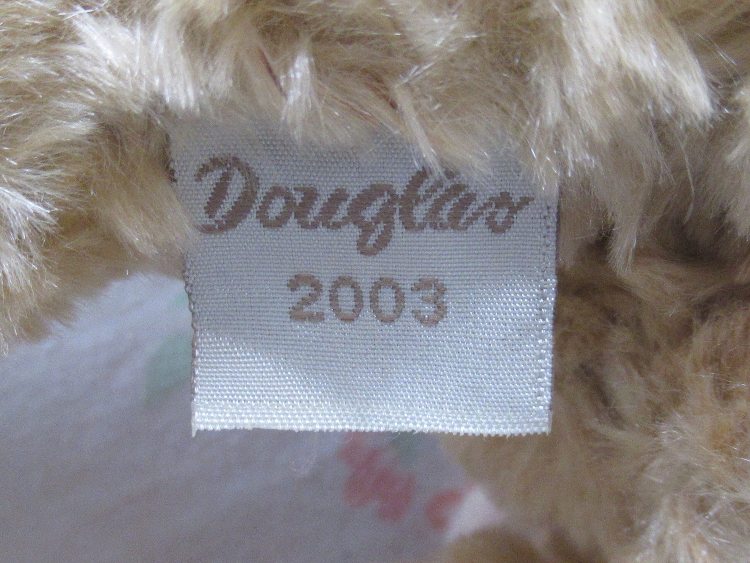 10 Inch Teddy Bear with Plaid Scarf - Douglas 2003 - Image 5