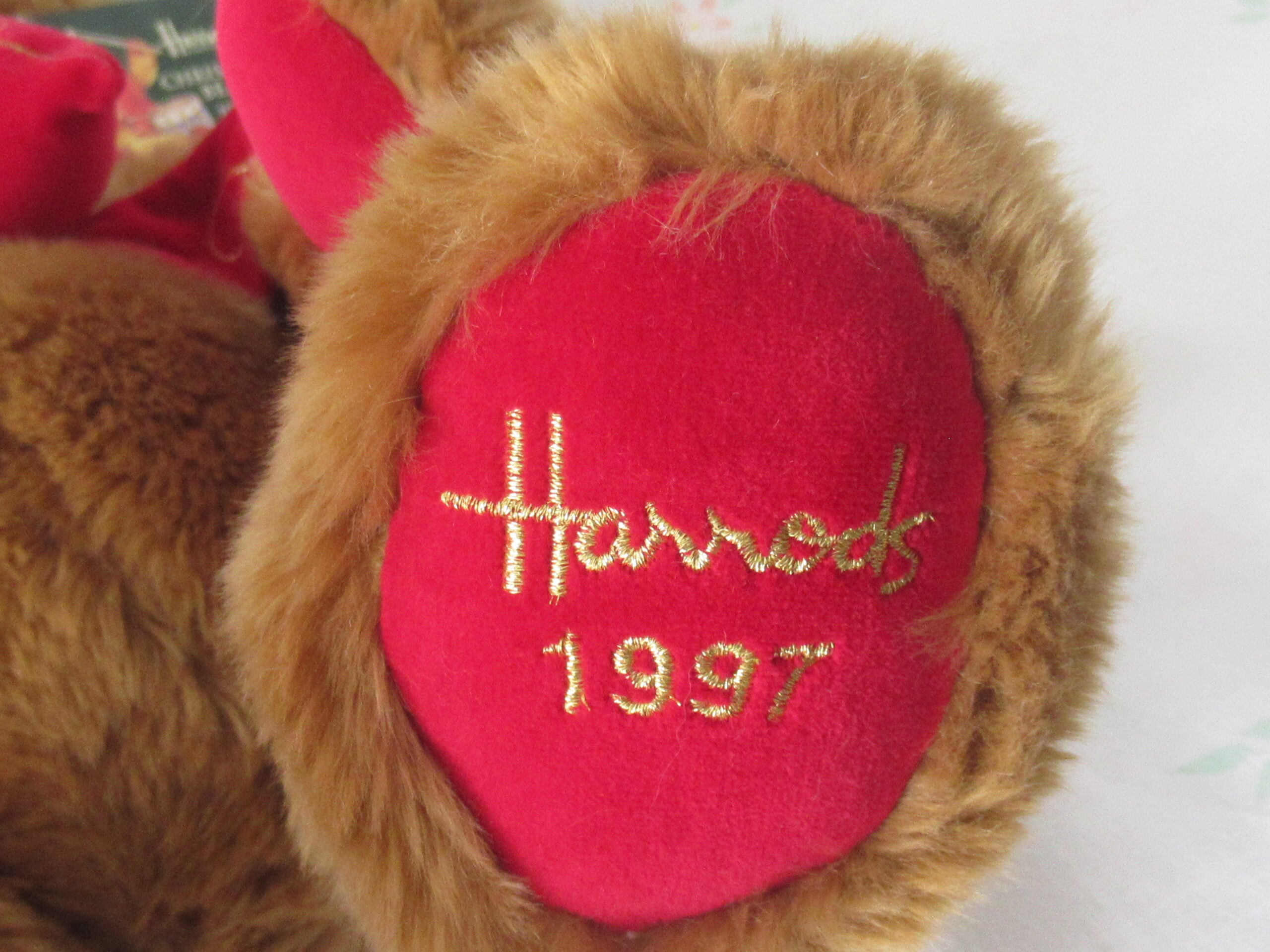 Harrods Knightsbridge Christmas Bear 1997 - Image 5
