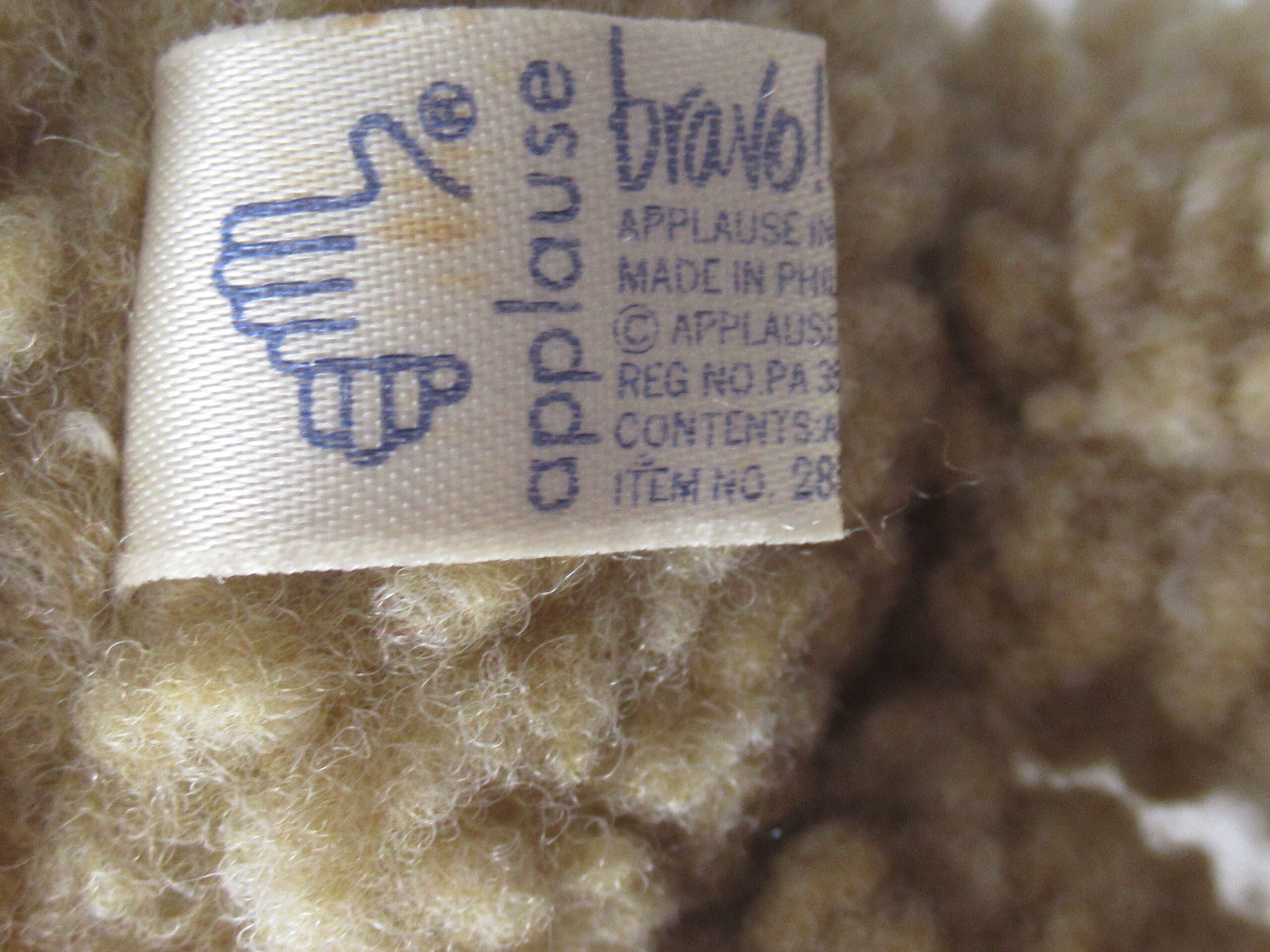 Applause - Lot of 2 Teddy Bears - Macintosh and Waffles - Image 12