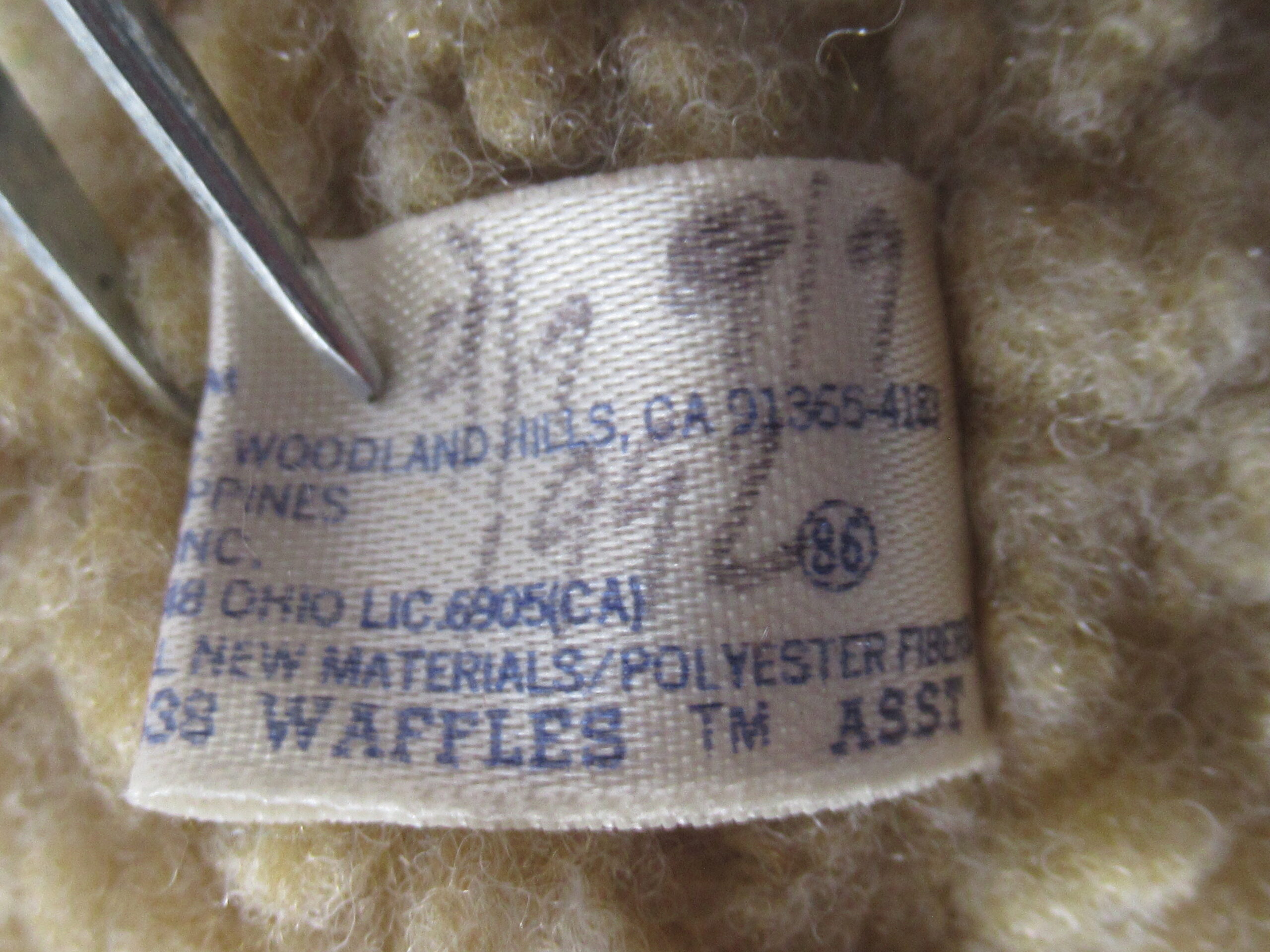 Applause - Lot of 2 Teddy Bears - Macintosh and Waffles - Image 13