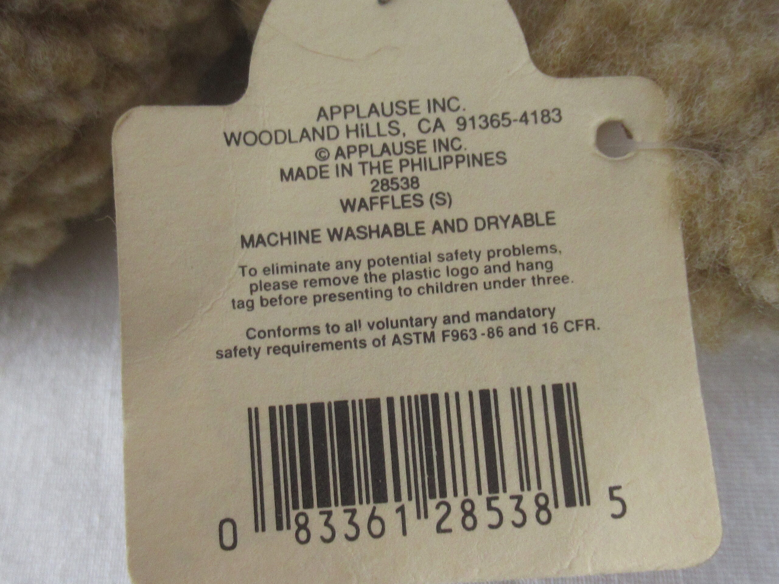 Applause - Lot of 2 Teddy Bears - Macintosh and Waffles - Image 15