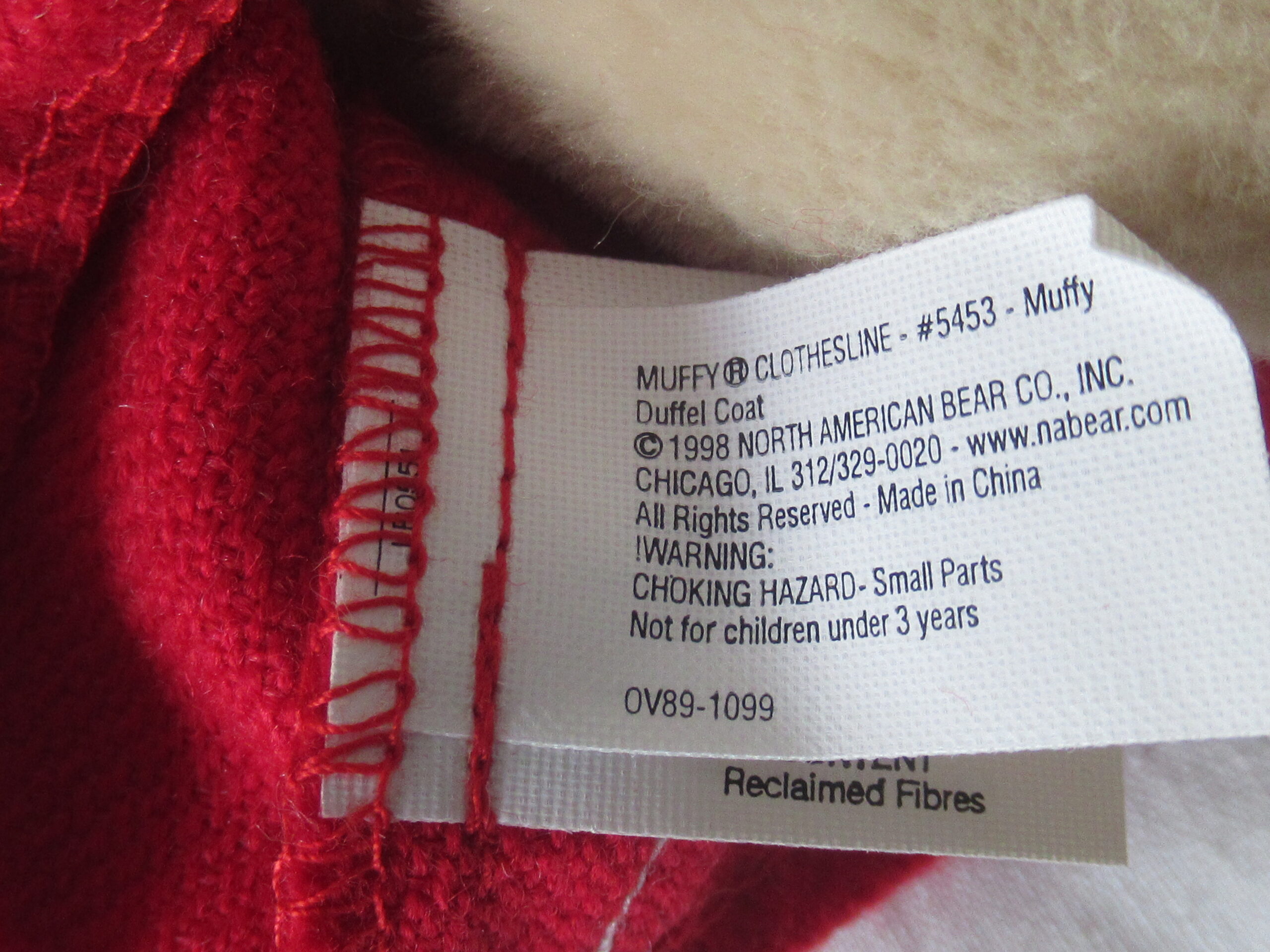 North American Bear - Muffy Teddy Bear with Duffel Coat - Image 8