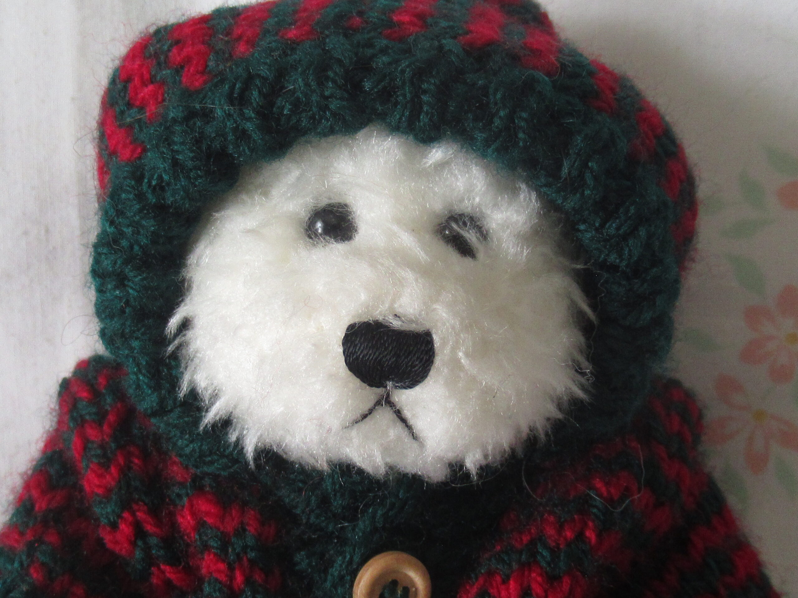 Chrisha Playful Plush Teddy Bear with Sweater - Image 3