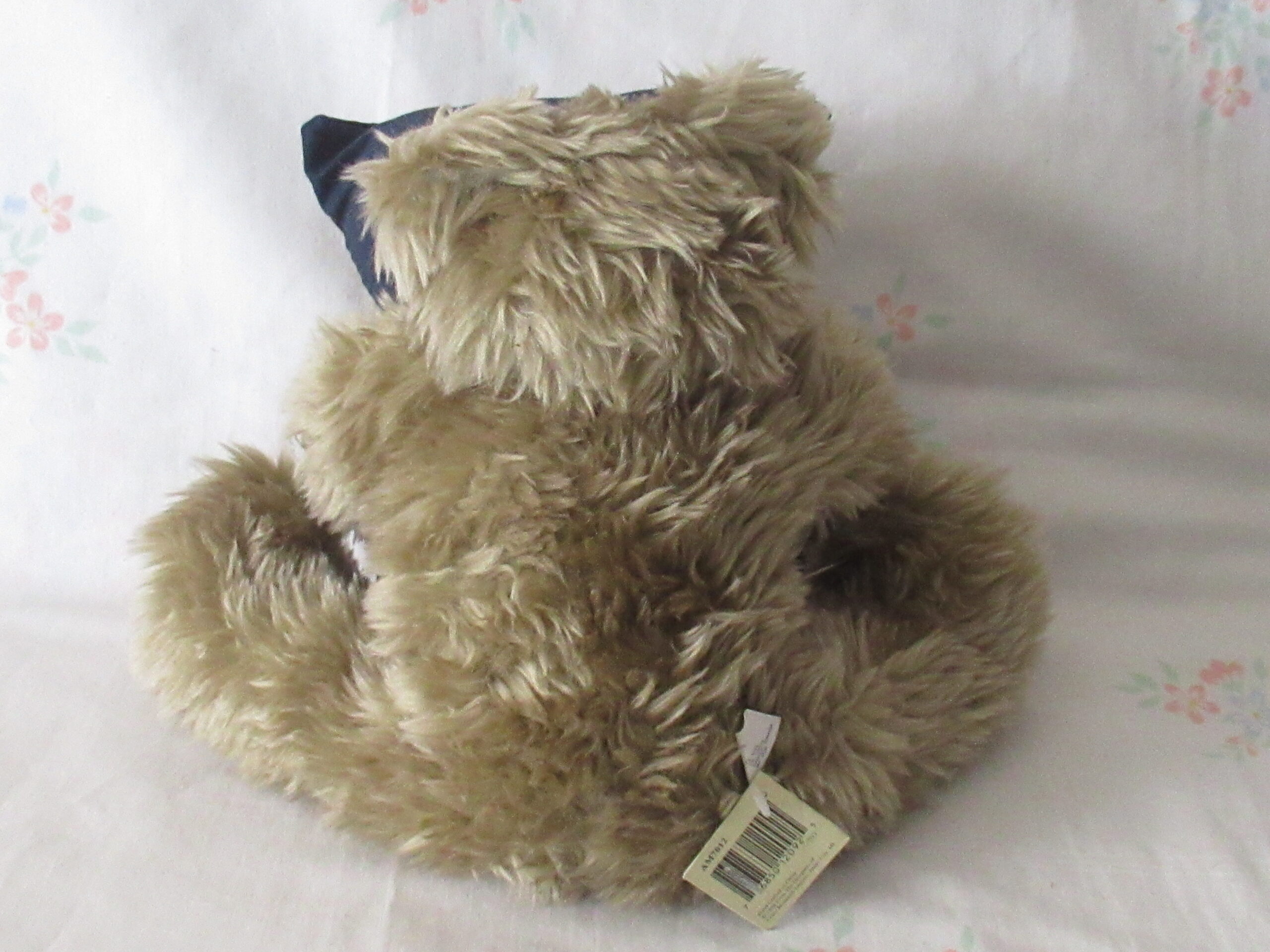 Crazy Mountain Sitting Teddy Bear with Flag Pillow - Image 3