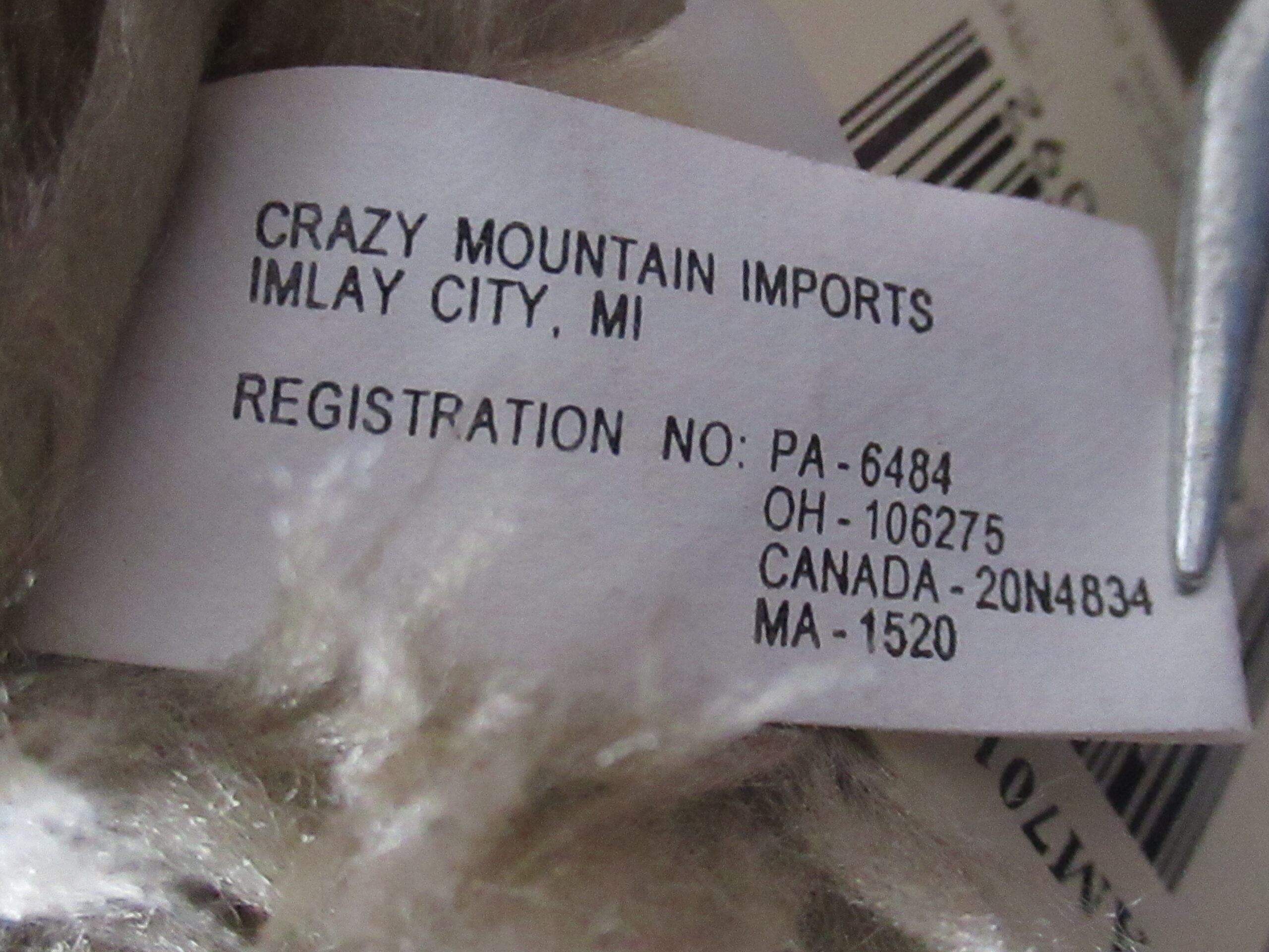 Crazy Mountain Sitting Teddy Bear with Flag Pillow - Image 9